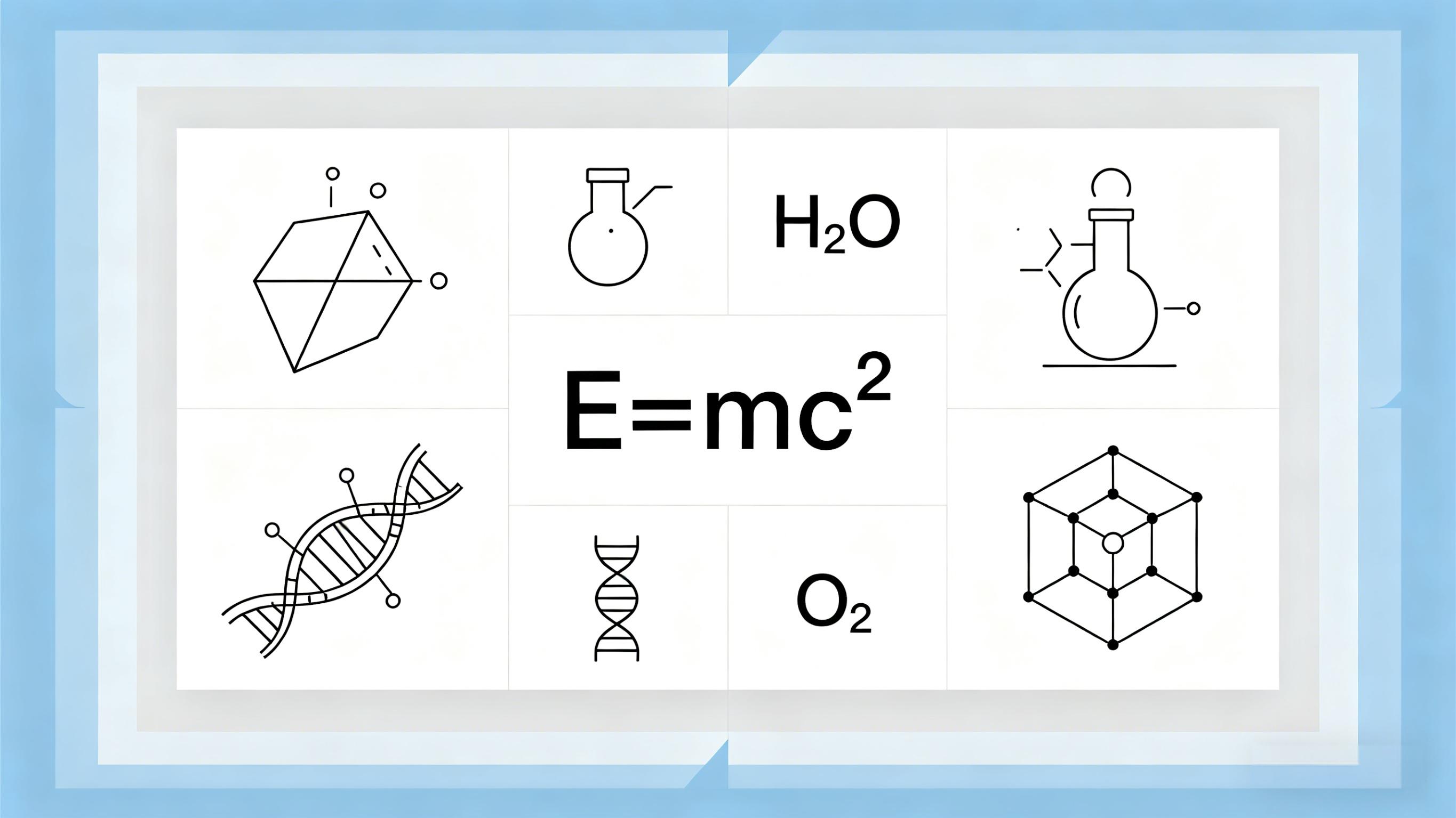 数学、化学、生物等多学科矢量图转化实例